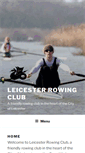 Mobile Screenshot of leicester-rowing.co.uk